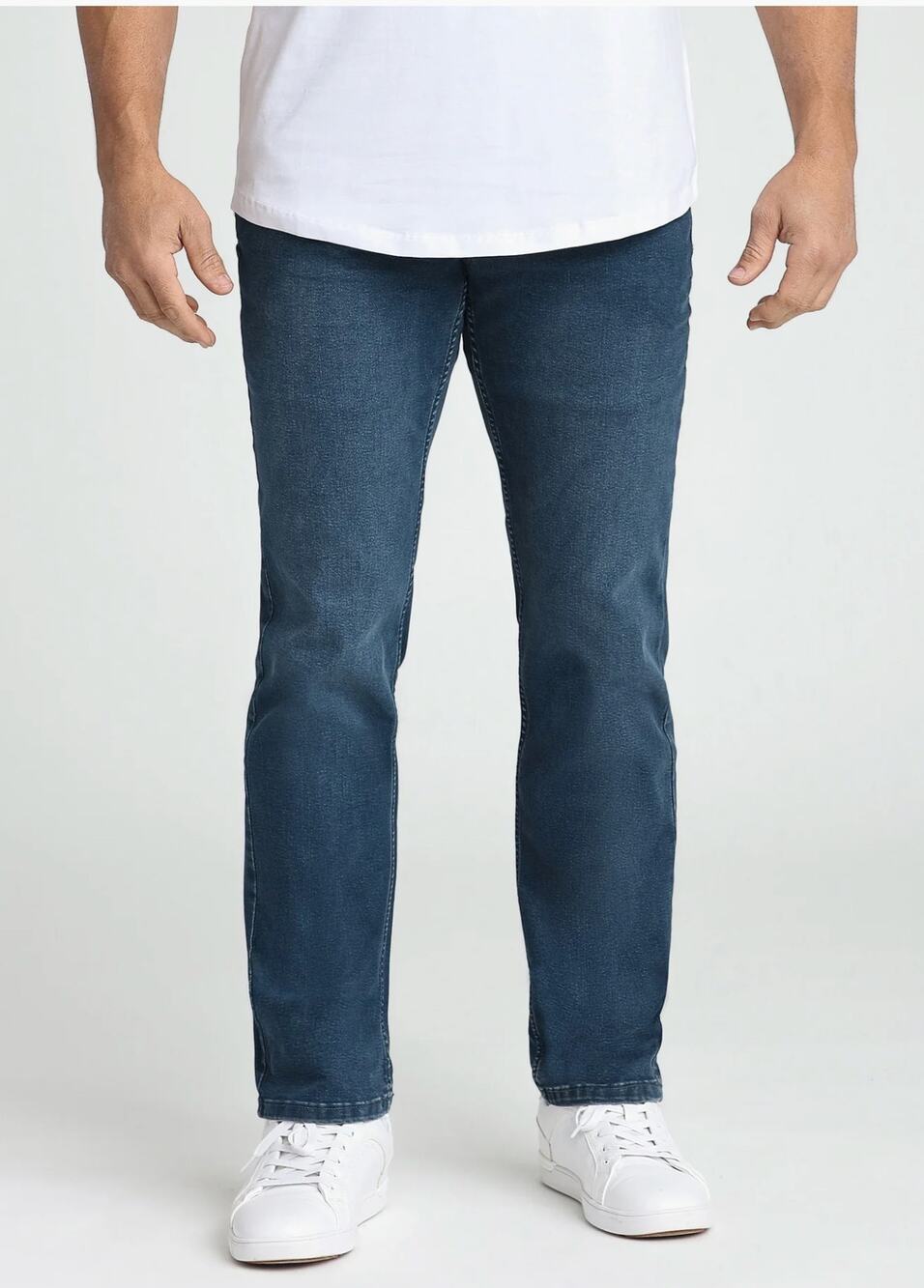 The Perfect Jean NYC OG Stretch Athletic Fit Denim Jeans Men 40x30 Midnight Blue